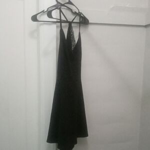 Speechless Black Backless Dress